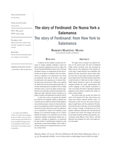 The story of Ferdinand: De Nueva York a Salamanca The story of