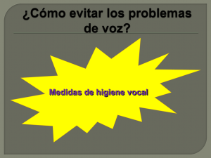 ¿Cómo evitar los problemas de voz?