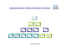 Organigrama del Instituto Nacional de Calidad