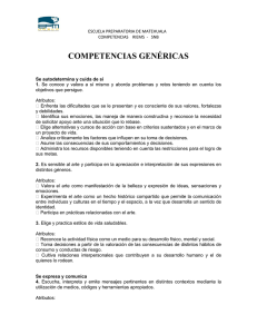 competencias genéricas - Escuela Preparatoria de Matehuala