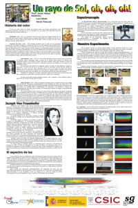 Espectroscopio Espectroscopio Historia del color Joseph Von