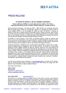 SES ASTRA Press Release