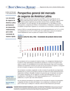 Perspectiva general del mercado de seguros de América