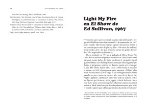 Light My Fire en El Show de Ed Sullivan, 1967