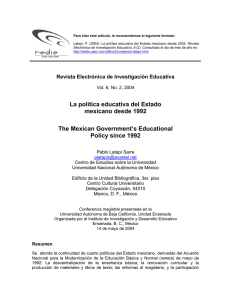 Descargar el archivo PDF - Revista Electrónica de Investigación