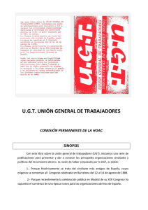 U.G.T. UNIÓN GENERAL DE TRABAJADORES