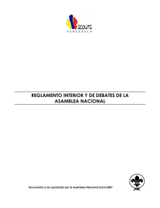 reglamento interior y de debates de la asamblea nacional