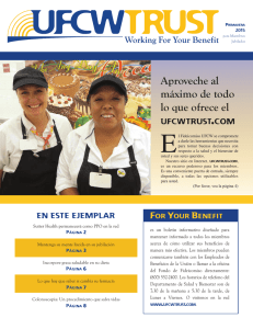 For Your Benefit - UFCW and Employers Trust