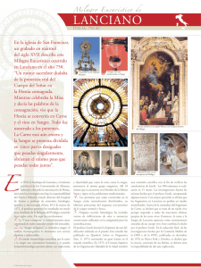 Milagro Eucaristico de Lanciano, Italia, 750 (la Parte 1)