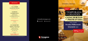 Dresdner Philharmonie - Auditorio de Zaragoza