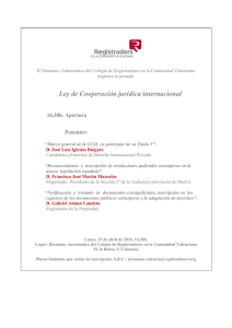 Ley de Cooperación jurídica internacional