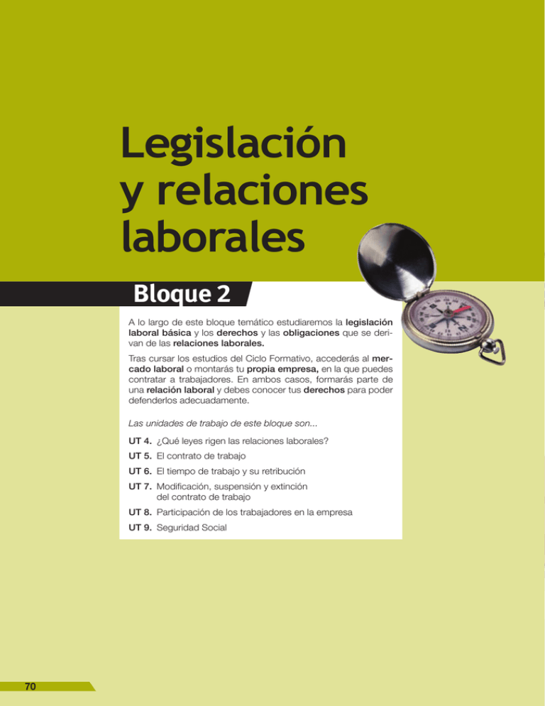 Legislación Y Relaciones Laborales