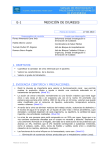 E-1 Medición de diuresis (pdf 50 kb)