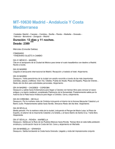 MT-10630 Madrid - Andalucía Y Costa Mediterranea