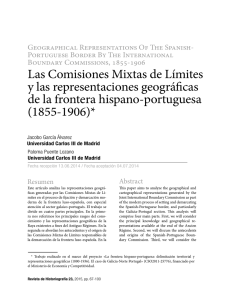 Las Comisiones Mixtas de Límites y las representaciones
