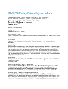 MT-10708 París y Paises Bajos con Italia