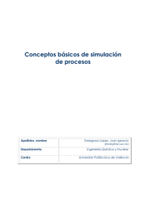 Conceptos básicos de simulación de procesos