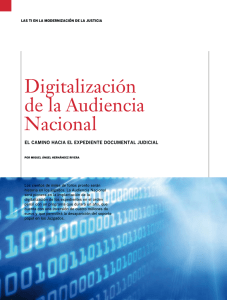 Digitalización de la Audiencia Nacional