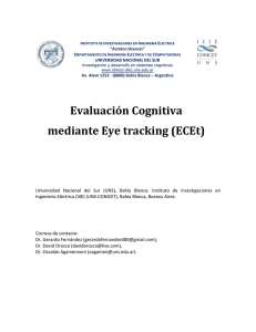 Evaluación Cognitiva mediante Eye tracking (ECEt)