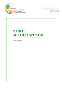 PABLO MÍSTICO APOSTOL