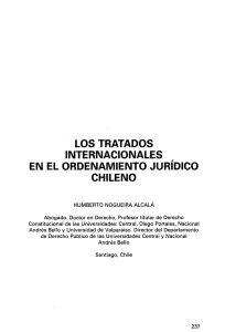 Los Tratados Internacionales en el Ordenamiento Jurídico Chileno