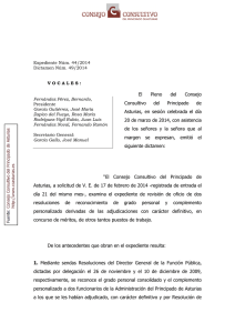 Dictamen 49/2014 - Consejo Consultivo del Principado de Asturias