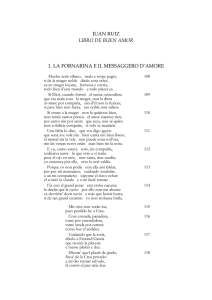 juan ruiz libro de buen amor 1. la fornarina e il messaggero d`amore