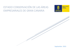 Estado conservación de las Áreas Empresariales de Gran Canaria
