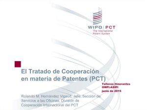El Tratado de Cooperación en materia de Patentes (PCT