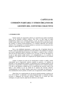 comisión paritaria y otros órganos de gestión del convenio colectivo