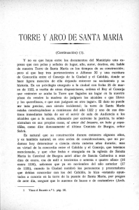 TORRE Y ARCO DE SANTA MARIA
