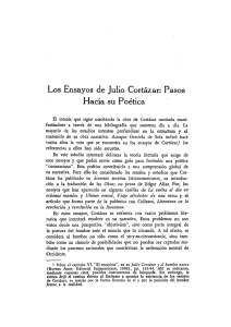 Los Ensayos de Julio Cortázar: Pasos Hacia su Poética