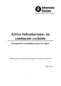 África Subsahariana: un continente excluido