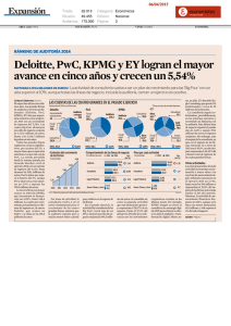 Deloitte, PwC, KPMG y EY logran el mayor avance en cinco años y