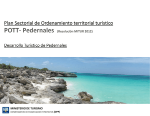 Plan Sectorial de Ordenamiento territorial turístico