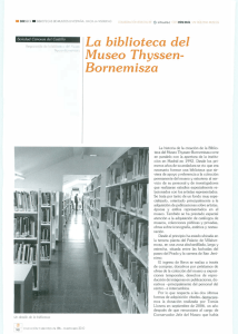 La biblioteca del Museo Thyssen Bornemisza