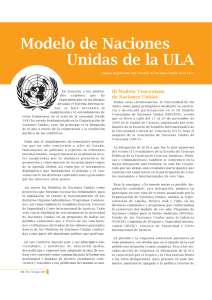 Modelo de Naciones Unidas de la ULA
