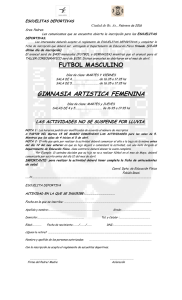 GIMNASIA ARTISTICA FEMENINA