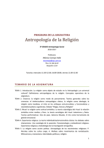 Antropologí a de la Religio n
