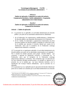 Ley de Procedimiento Admin. Alemana