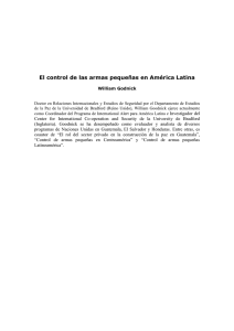 El control de las armas pequeñas en América Latina