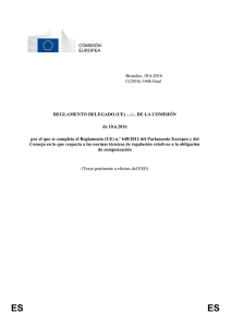 COMISIÓN EUROPEA Bruselas, 10.6.2016 C(2016) 3446 final