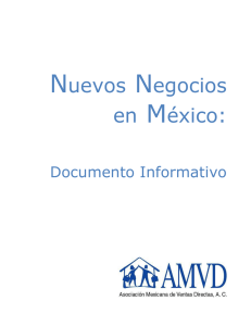 Nuevos Negocios en México - Asociación Mexicana de Venta Directa