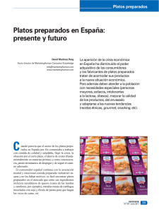 Platos preparados en España: presente y futuro