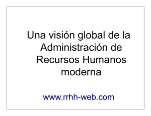 Visión global de RRHH