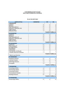 UNIVERSIDAD DE PANAMÁ DOCTOR EN MEDICINA GENERAL
