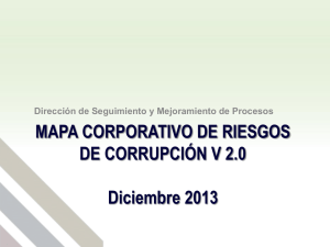 Mapa corporativo de riesgos de corrupción V 2.0