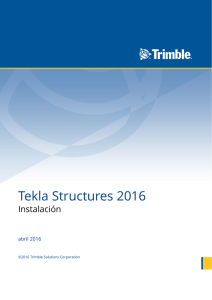 Instalación de Tekla Structures