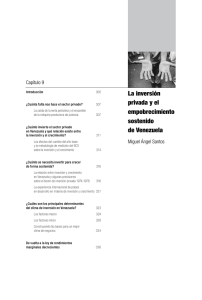 La inversión privada y el empobrecimiento sostenido de Venezuela