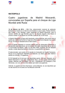 Cuatro jugadoras de Madrid Moscardó, convocadas por España